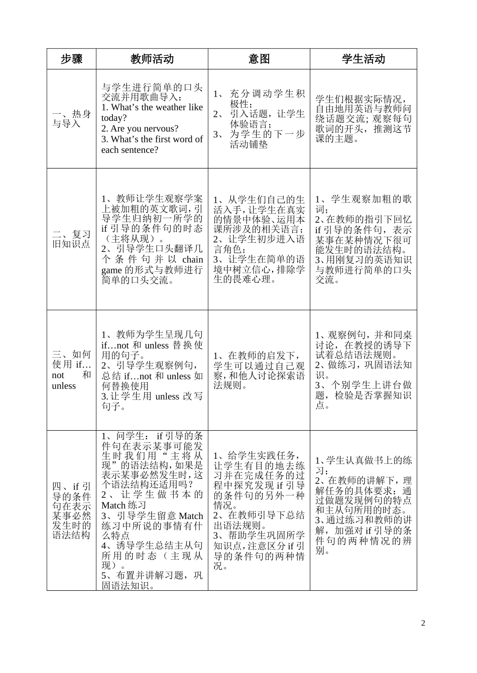 语法if条件句教学设计(1)_第2页