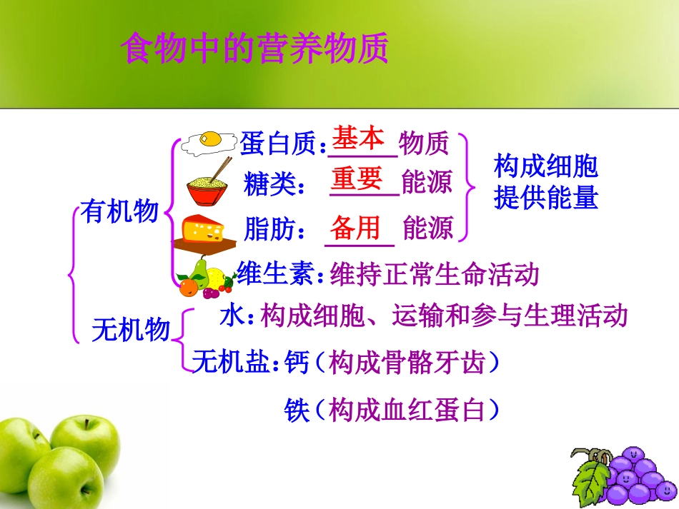 公共营养师基础-第三章-营养学基础_第3页