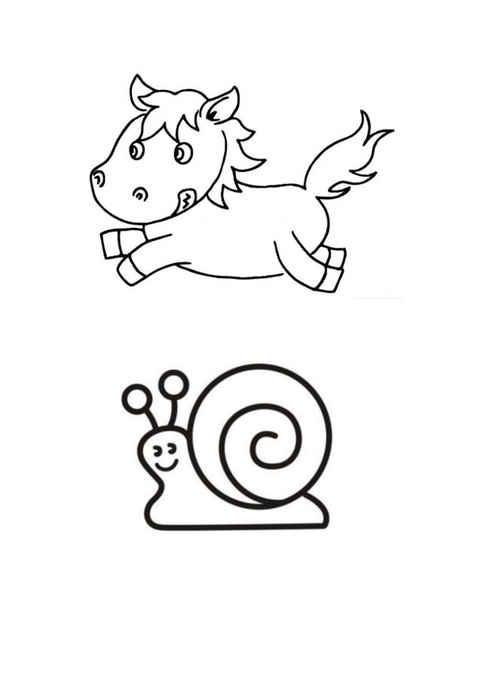 儿童简笔画填色画_第1页