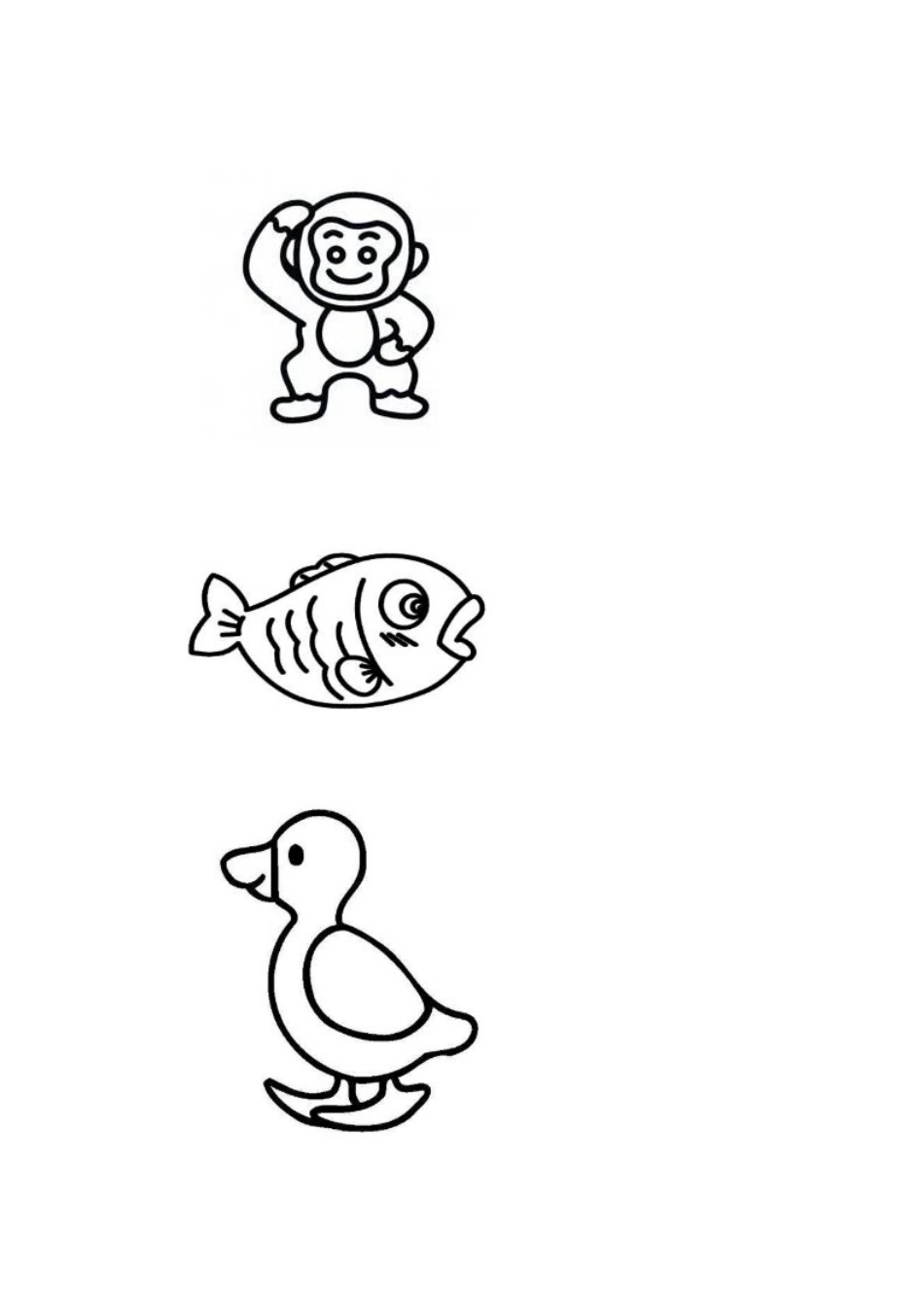 儿童简笔画填色画_第2页