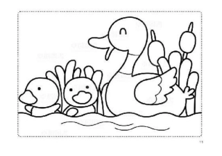 儿童涂色画共22页