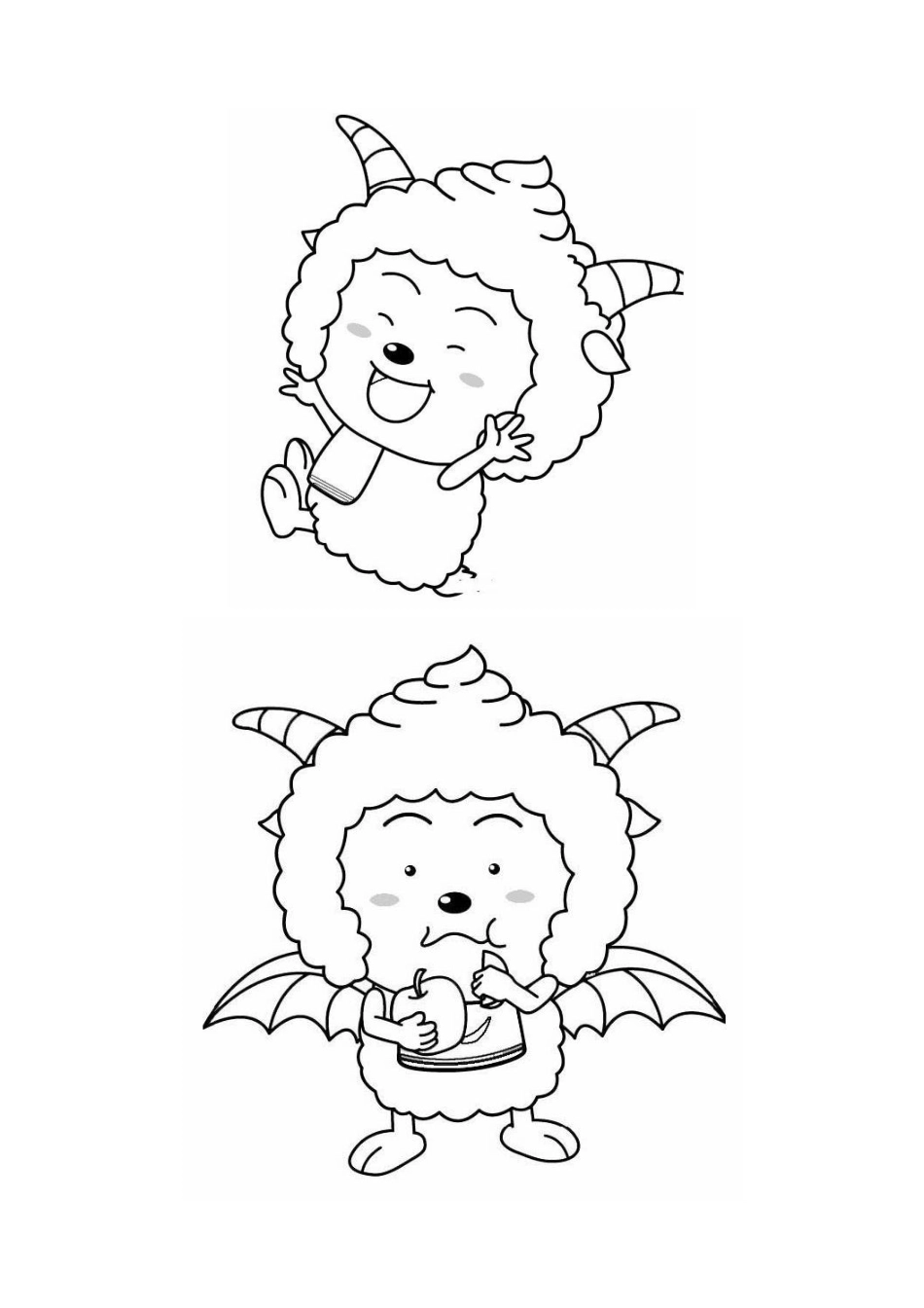 儿童填色画大全三(A4版可直接打印)_第2页
