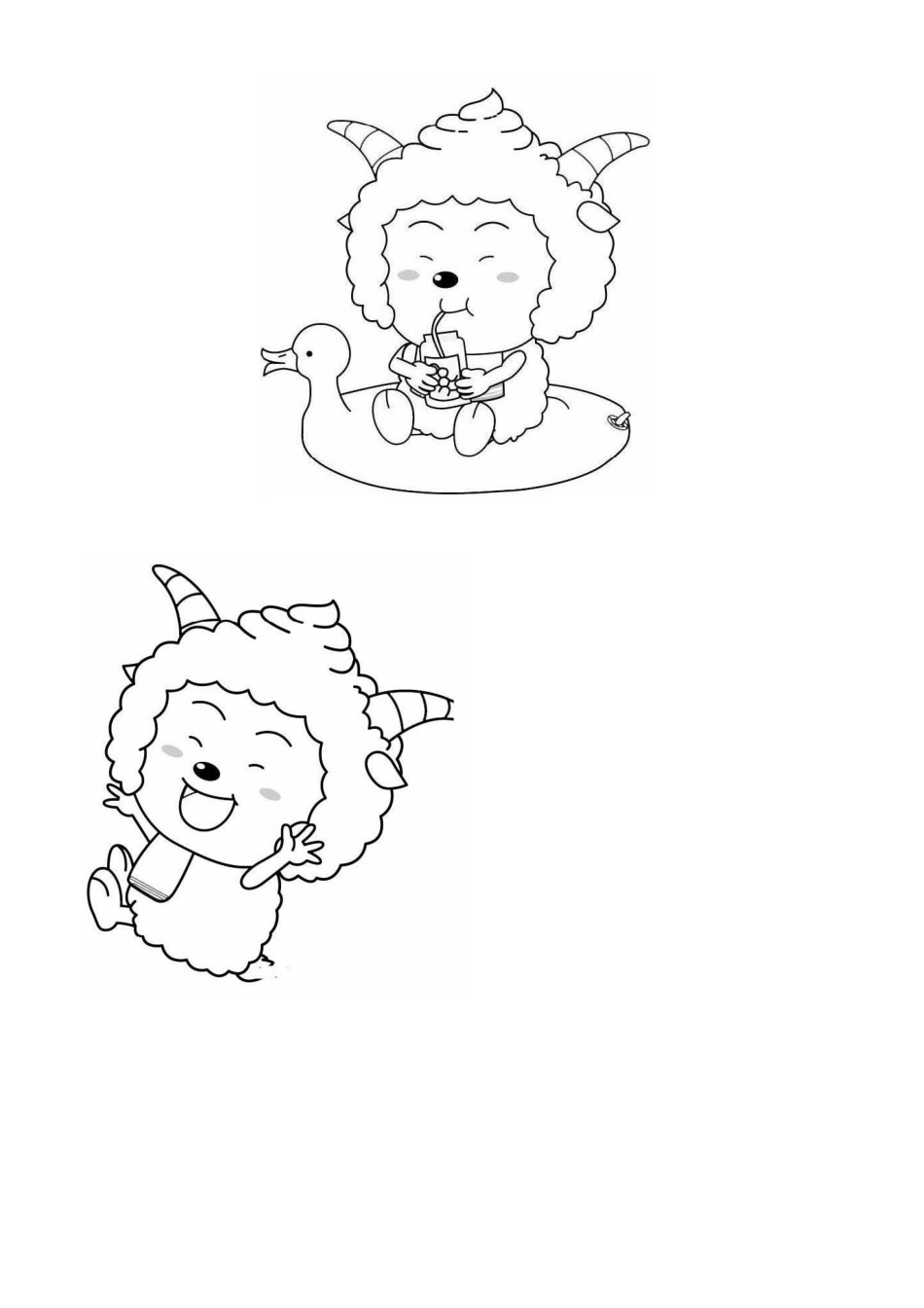 儿童填色画50张_第1页