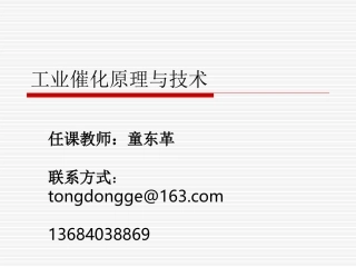 催化原理技术