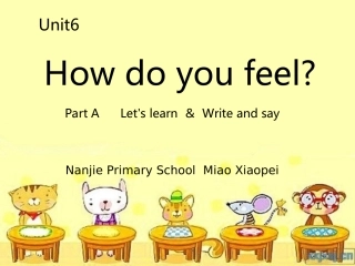 Pep六年级上册Unit6ALet'slearn