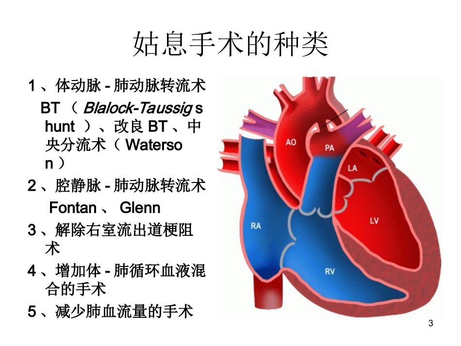 体动脉-肺动脉转流术之术后监护要点_第3页