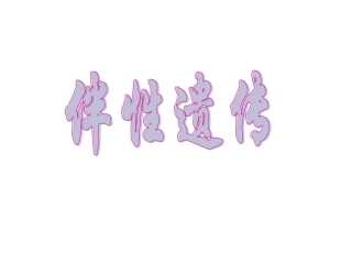 伴性遗传终结版