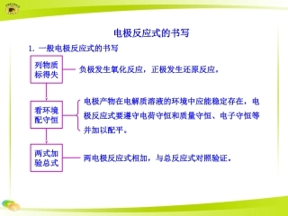 电极反应式的书写