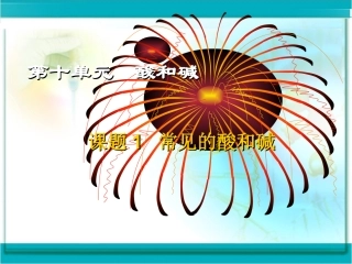 课题1　常见的酸和碱2