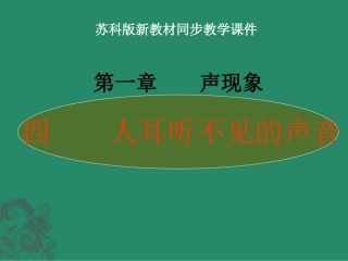 人耳听不见的声音