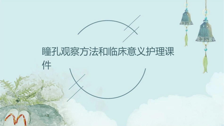 瞳孔观察方法和临床意义护理课件_第1页