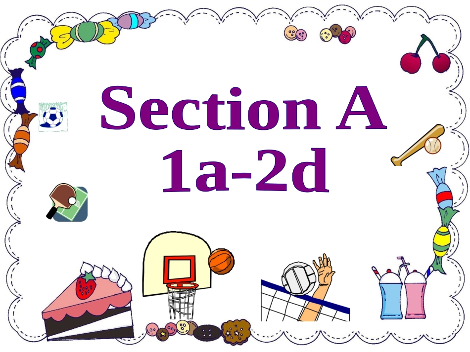 人教版七年级英语上册第5单元Section A 1_第3页