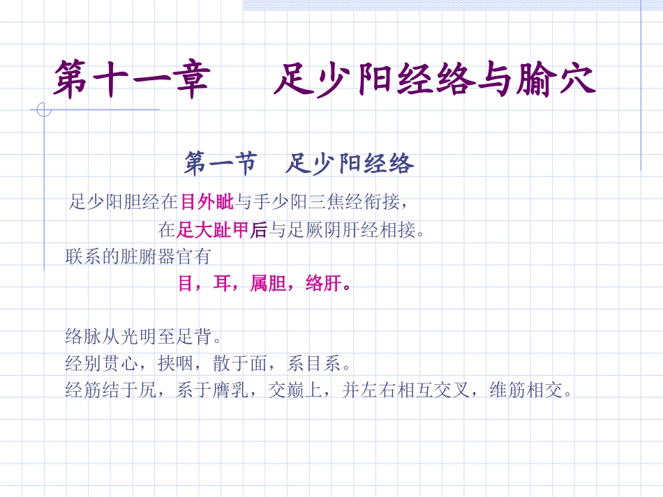 人体经络穴位图谱11胆经_第1页