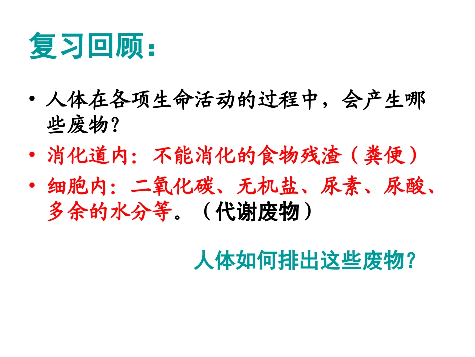 人体内废物的排出-(共25张PPT)_第2页