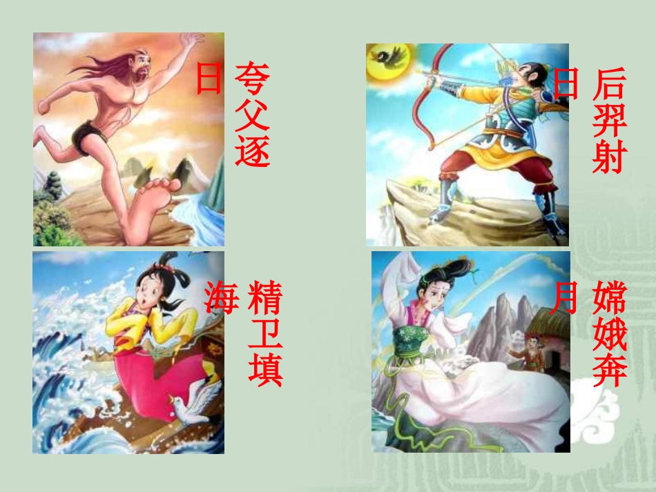 初一语文女娲造人9［人教版］_第3页