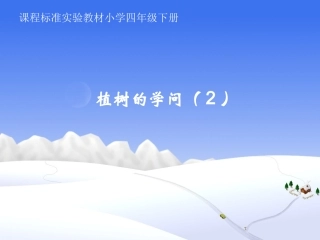植树的学问2