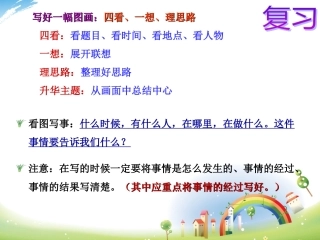 二年级看图写话-看望生病的小伙伴