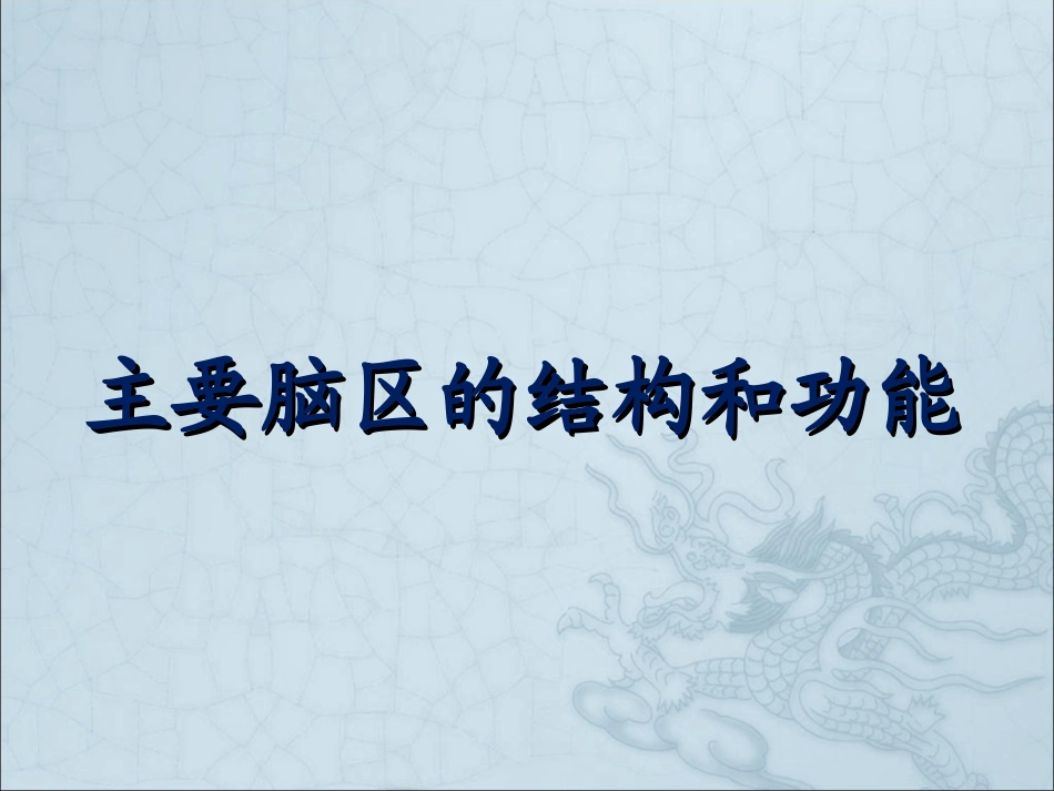 主要脑区的结构_第1页