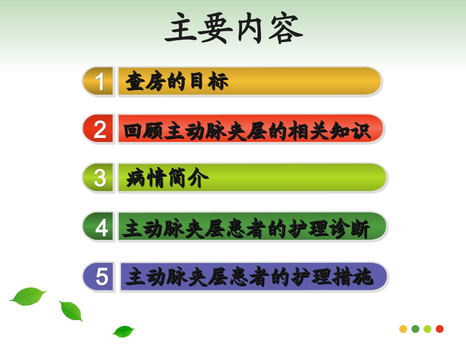 主动脉夹层教学查房_第2页