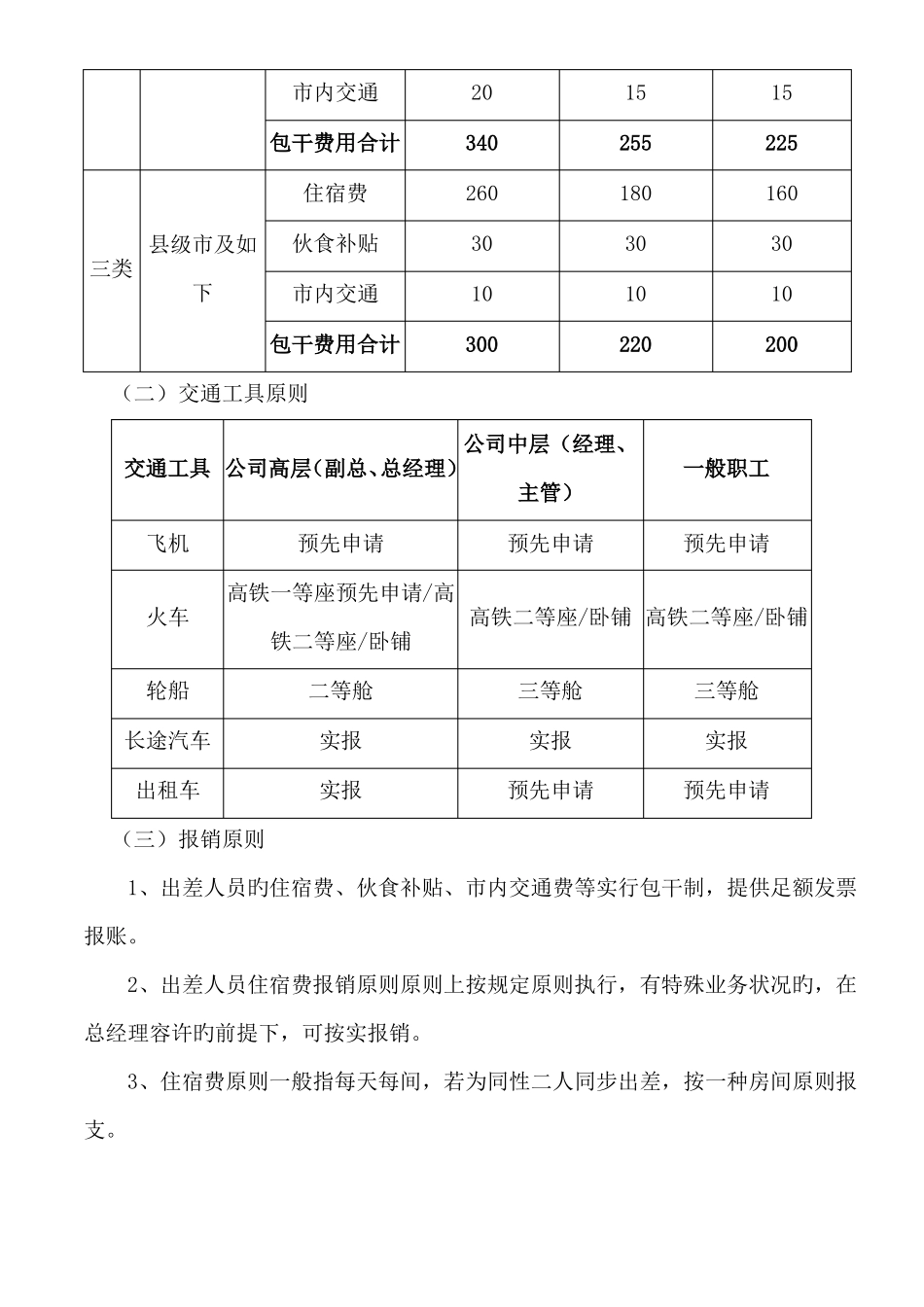差旅费报销制度及流程_第3页