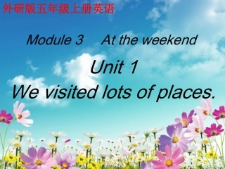 (外研版)五年级英语上册课件_Module_3_Unit_1(3)(1)