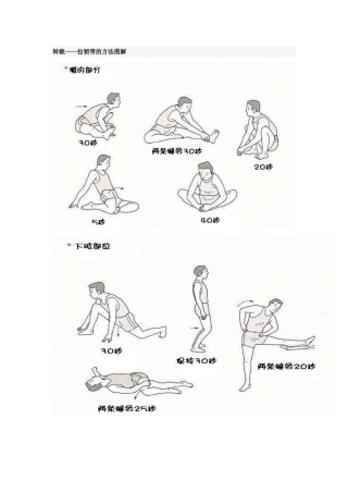 拉韧带的方法图解