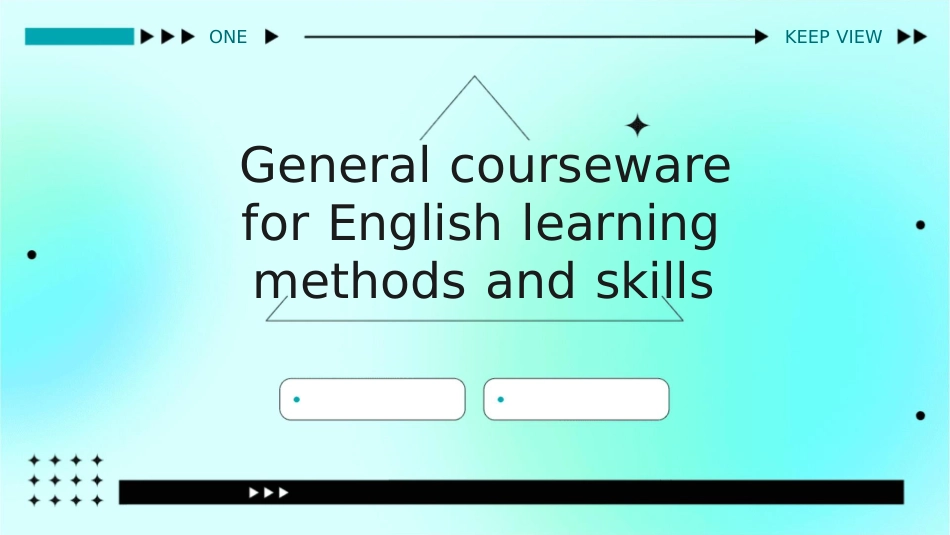 英语学习方法和学习技巧通用课件_第1页
