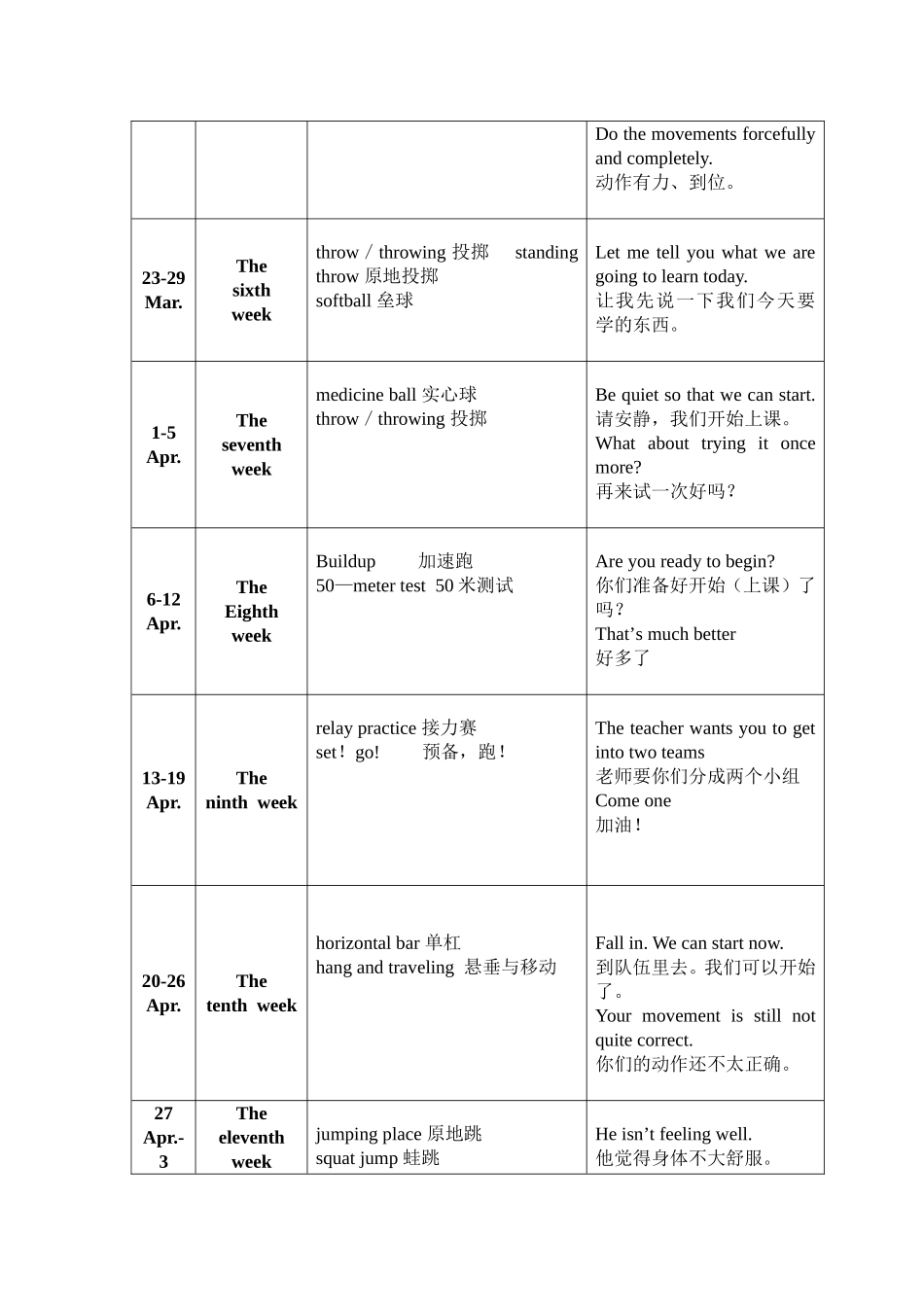双语教学计划_第2页