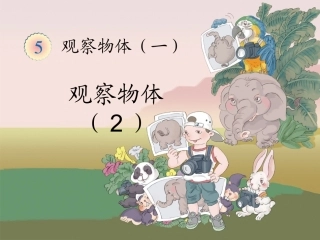 《观察物体（一）》教学课件2