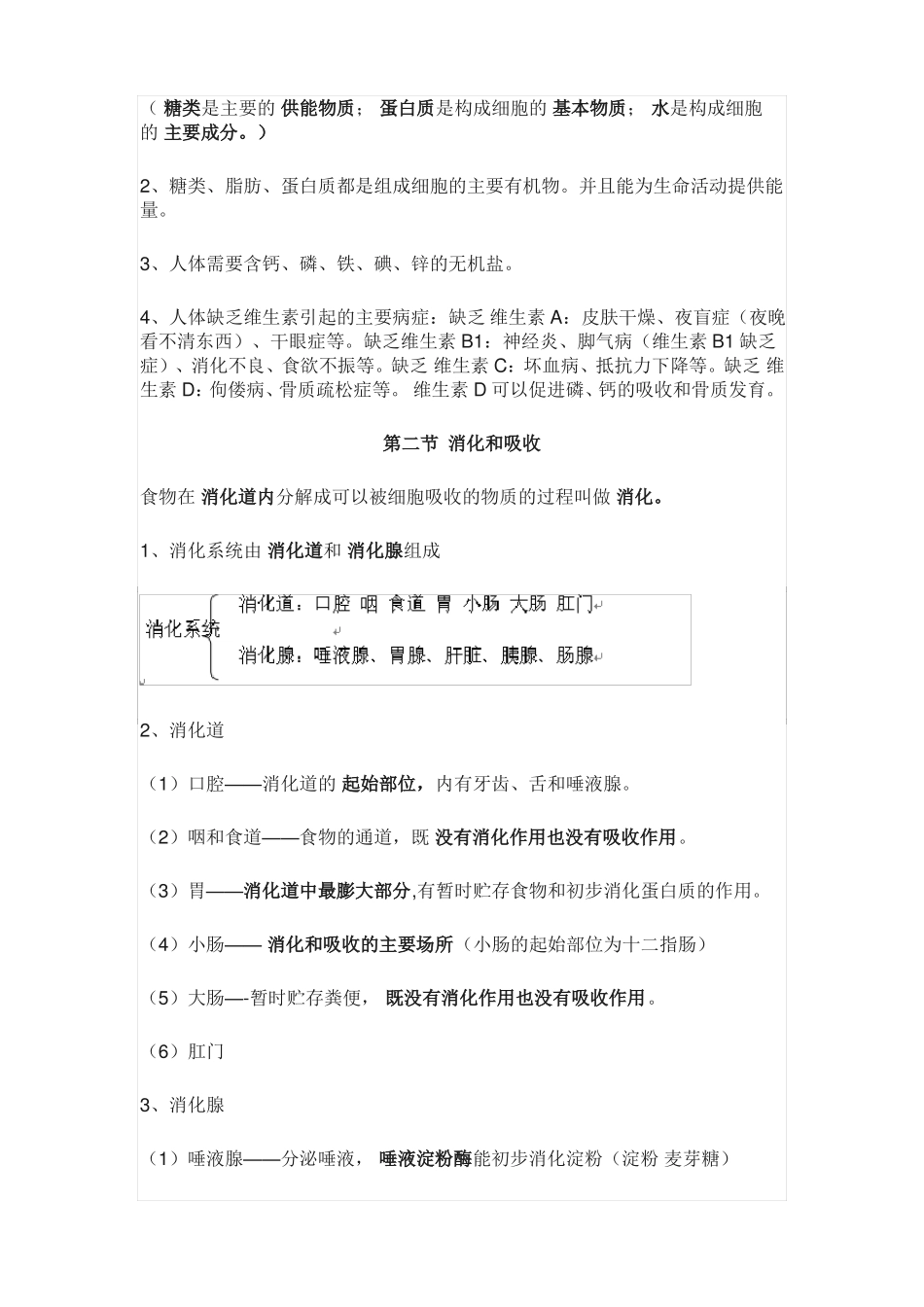 人教版七下生物知识点归纳汇总_第3页