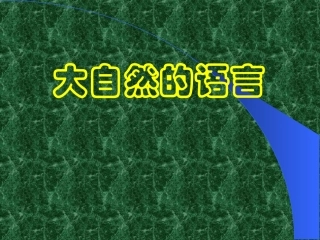 八年级语文大自然的语言孙慧英