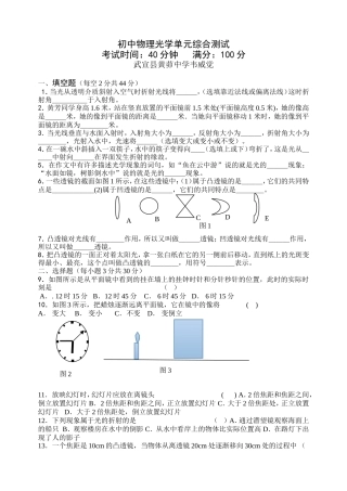 物理光学测试