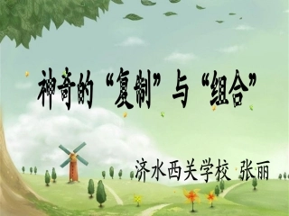 复制与组合说课