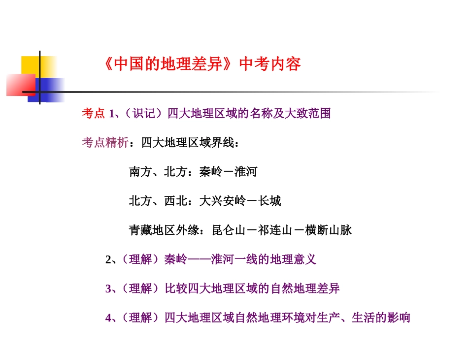 中国的地理差异（28张）_第2页
