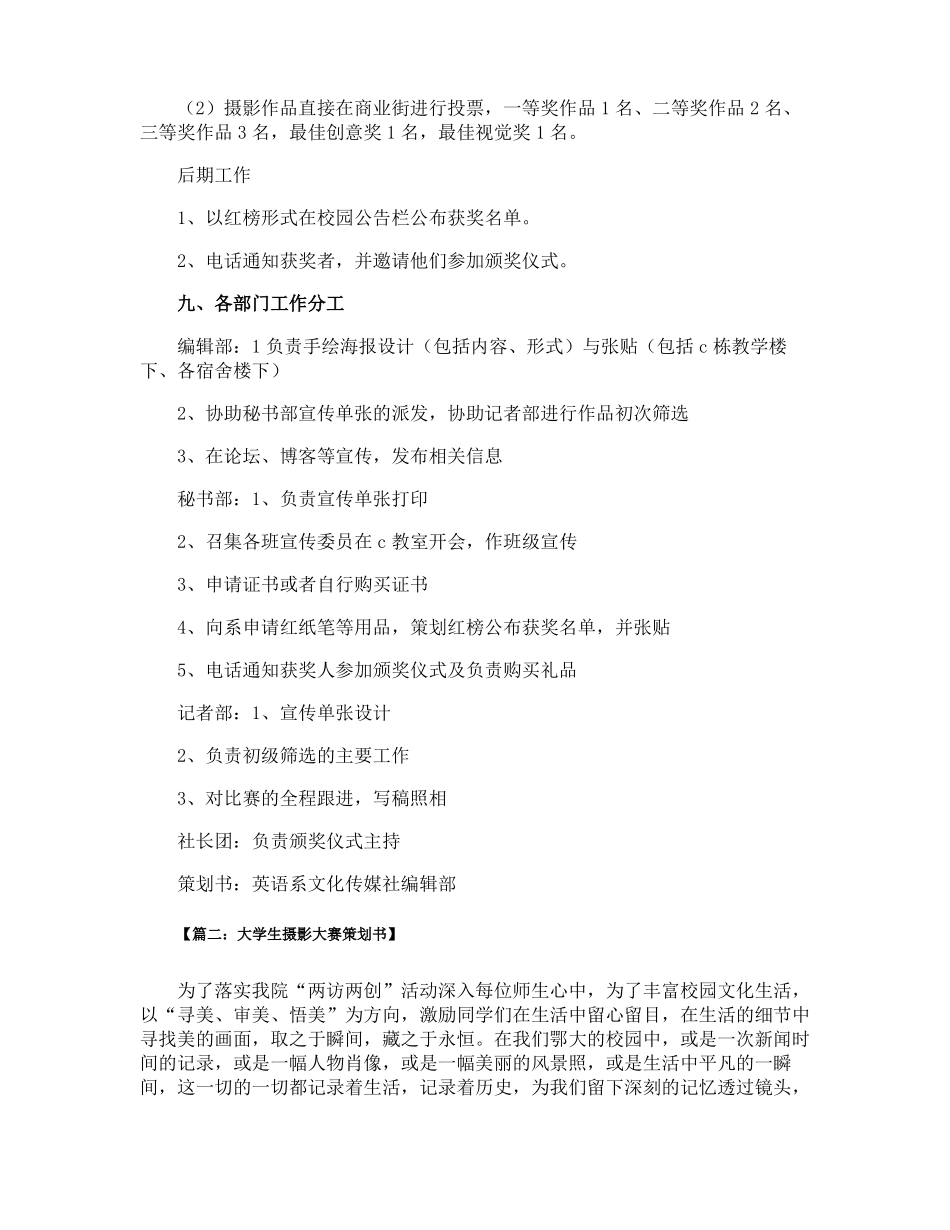 摄影大赛策划书_第3页