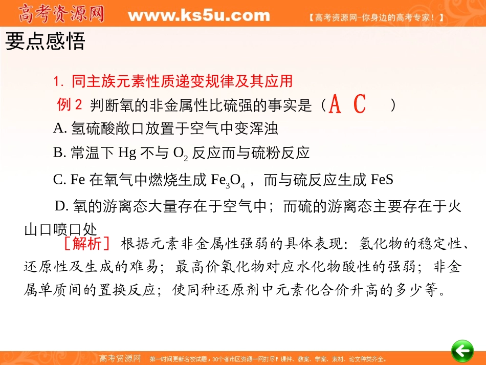 一轮复习：第6章氧族元素环境保护_第2页