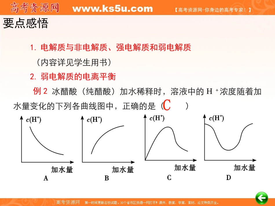 一轮复习：第10章电离平衡_第2页