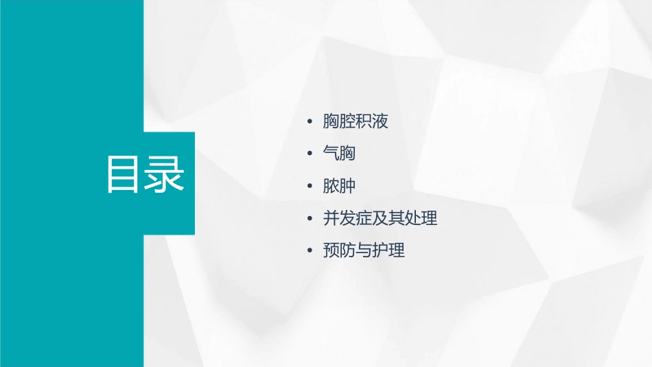 胸腔积液气胸脓肿课件_第2页