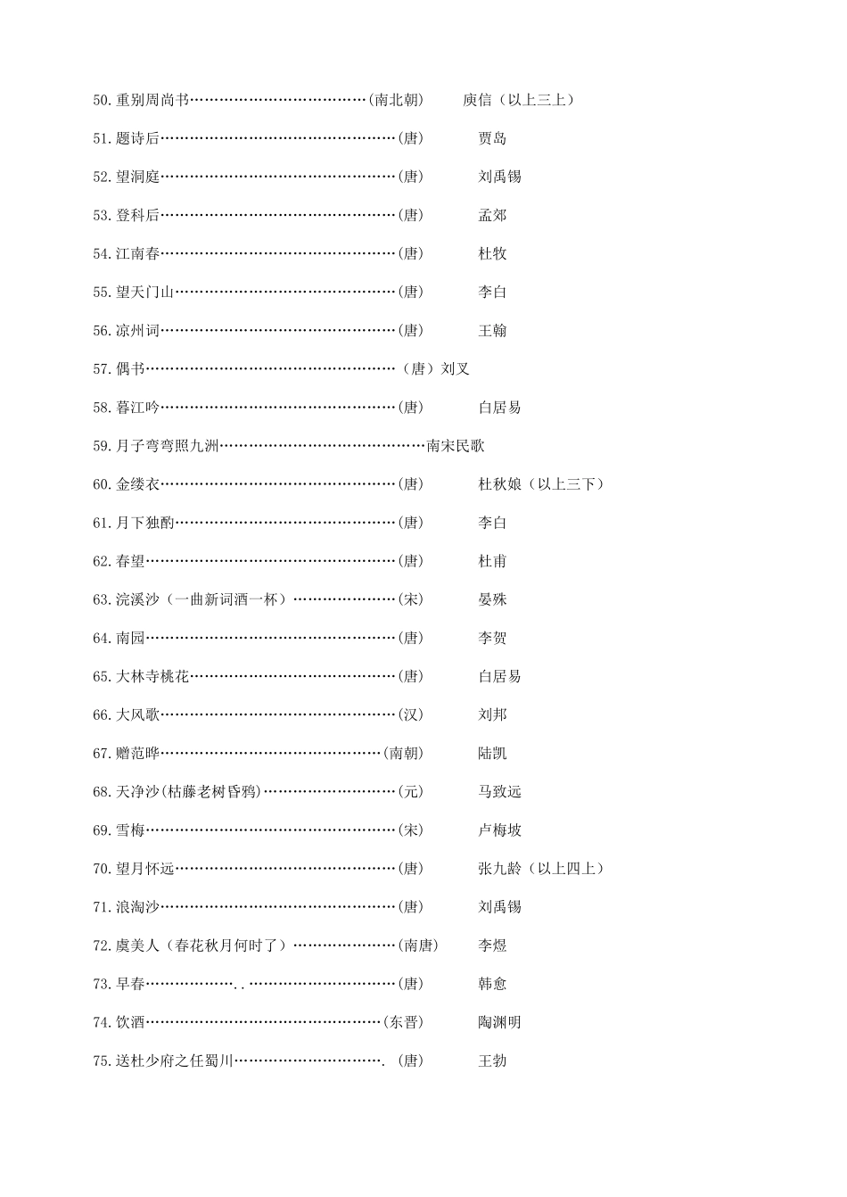 小学生必背书目_第3页