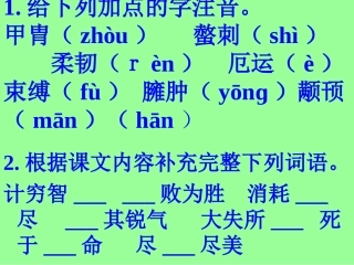 六年级语文选修3课件