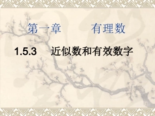近似数和有效数字课件