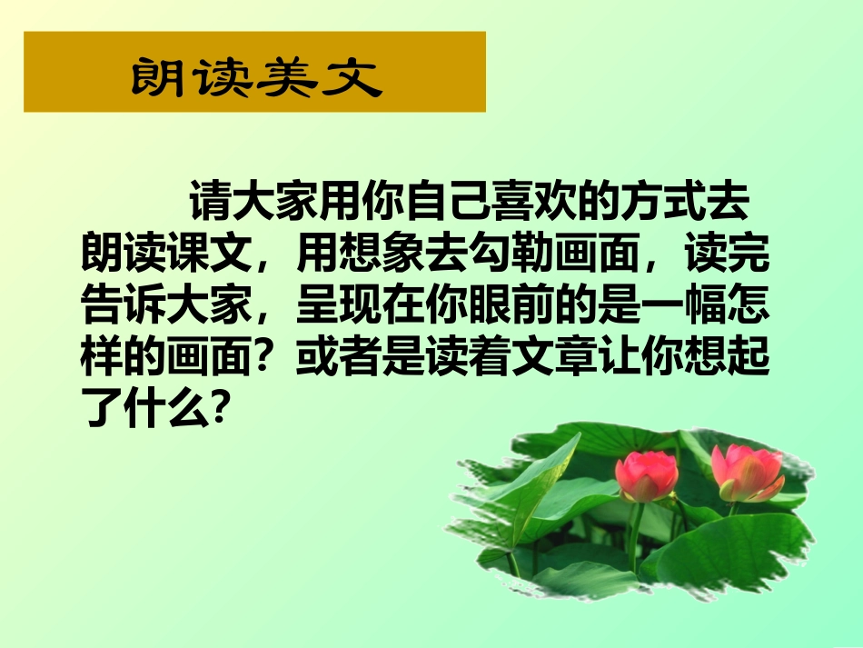 《荷叶母亲》课件_第3页