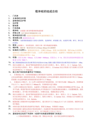 载体桩施工及验收规程