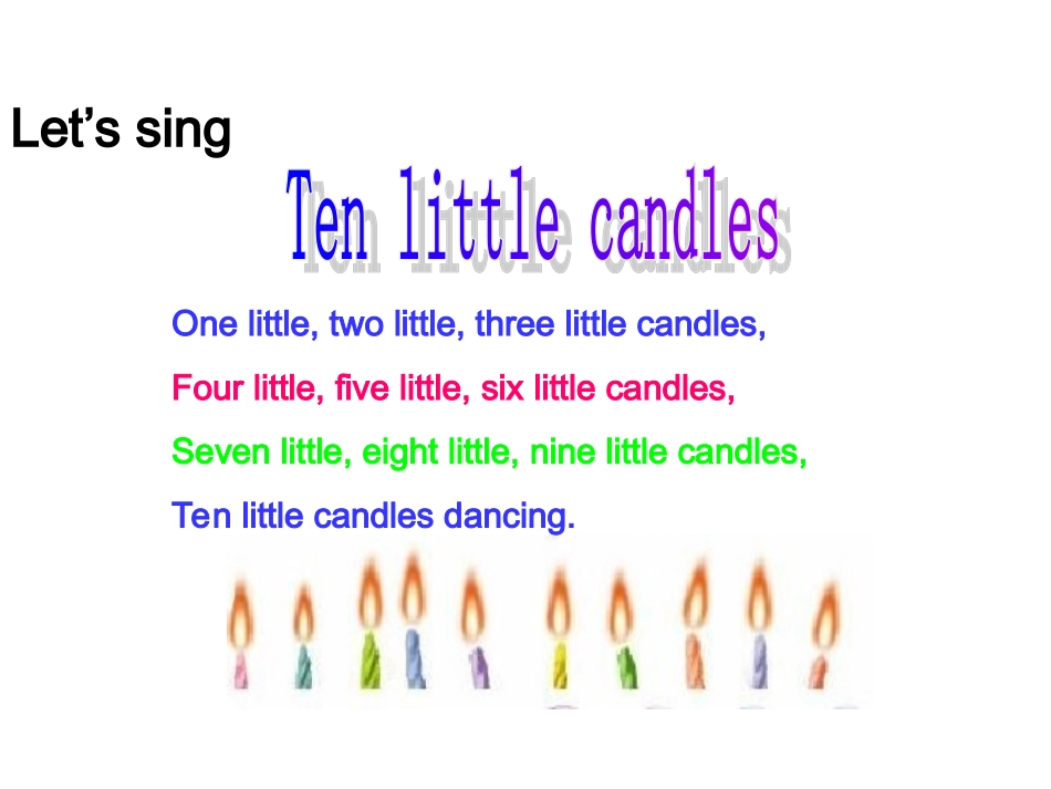 小学三上Unit6HappyBirthdayPeriodFive课件_第2页