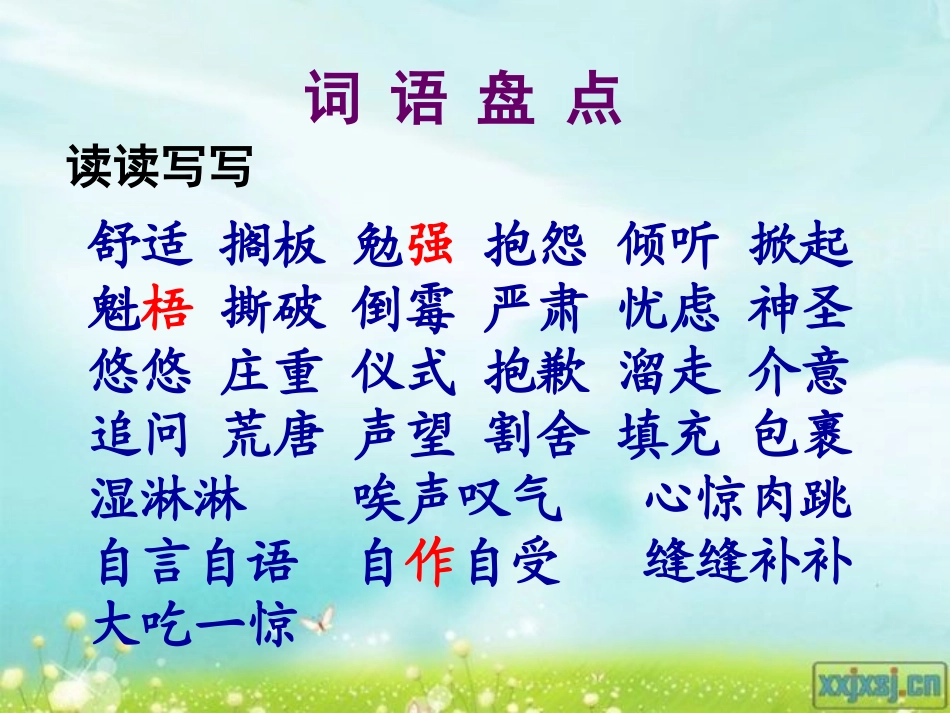 语文_六上_第三单元复习整理_第3页