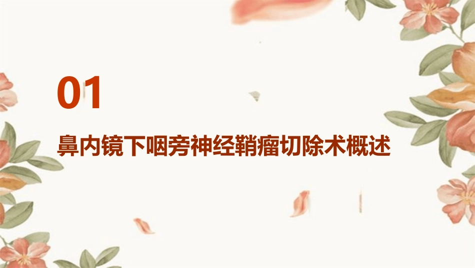 鼻内镜下咽旁神经鞘瘤切除术课件_第3页