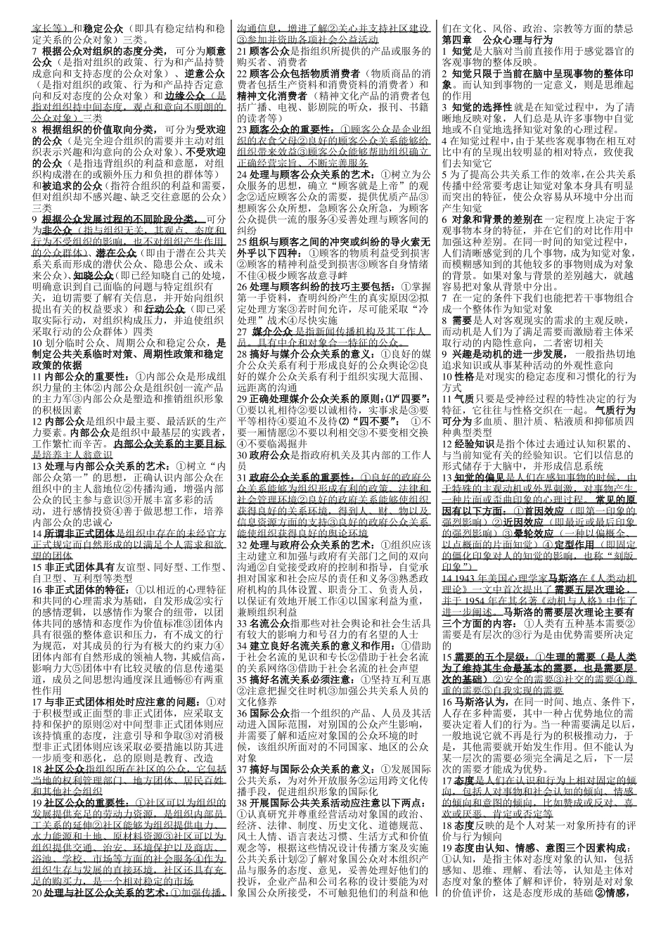 自考公共关系学复习资料_第3页