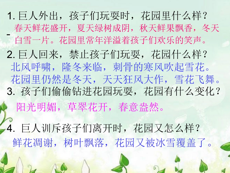 《巨人的花园》课件 (3)_第3页