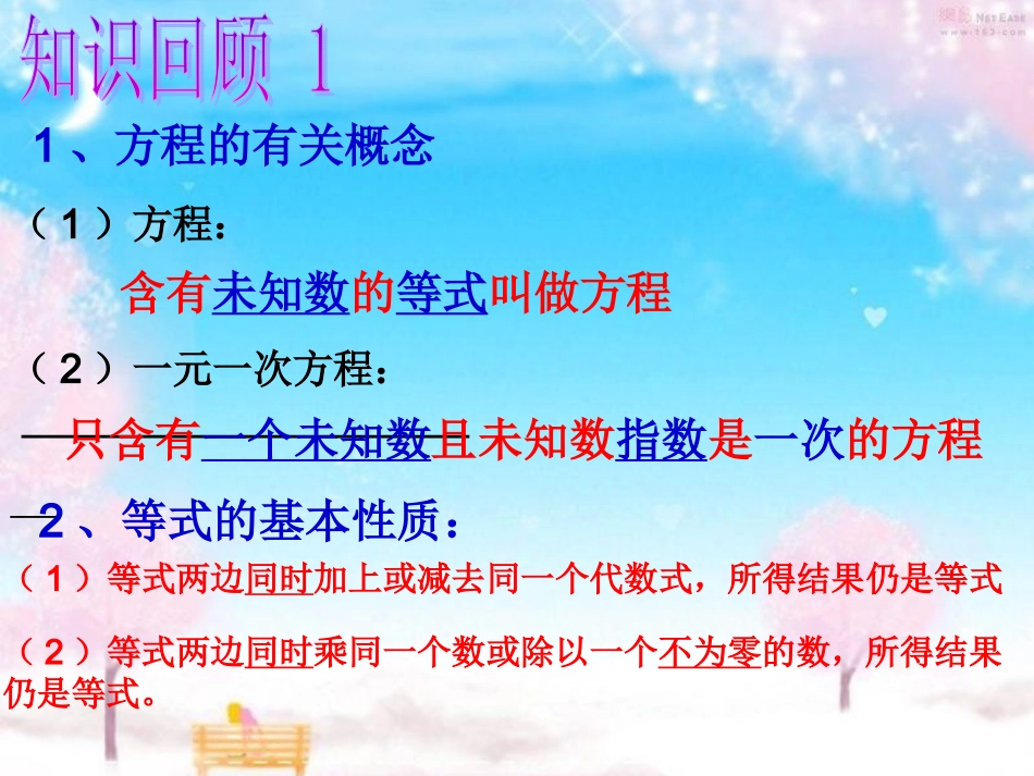 七年级上册数学课件_第五章总复习_第2页