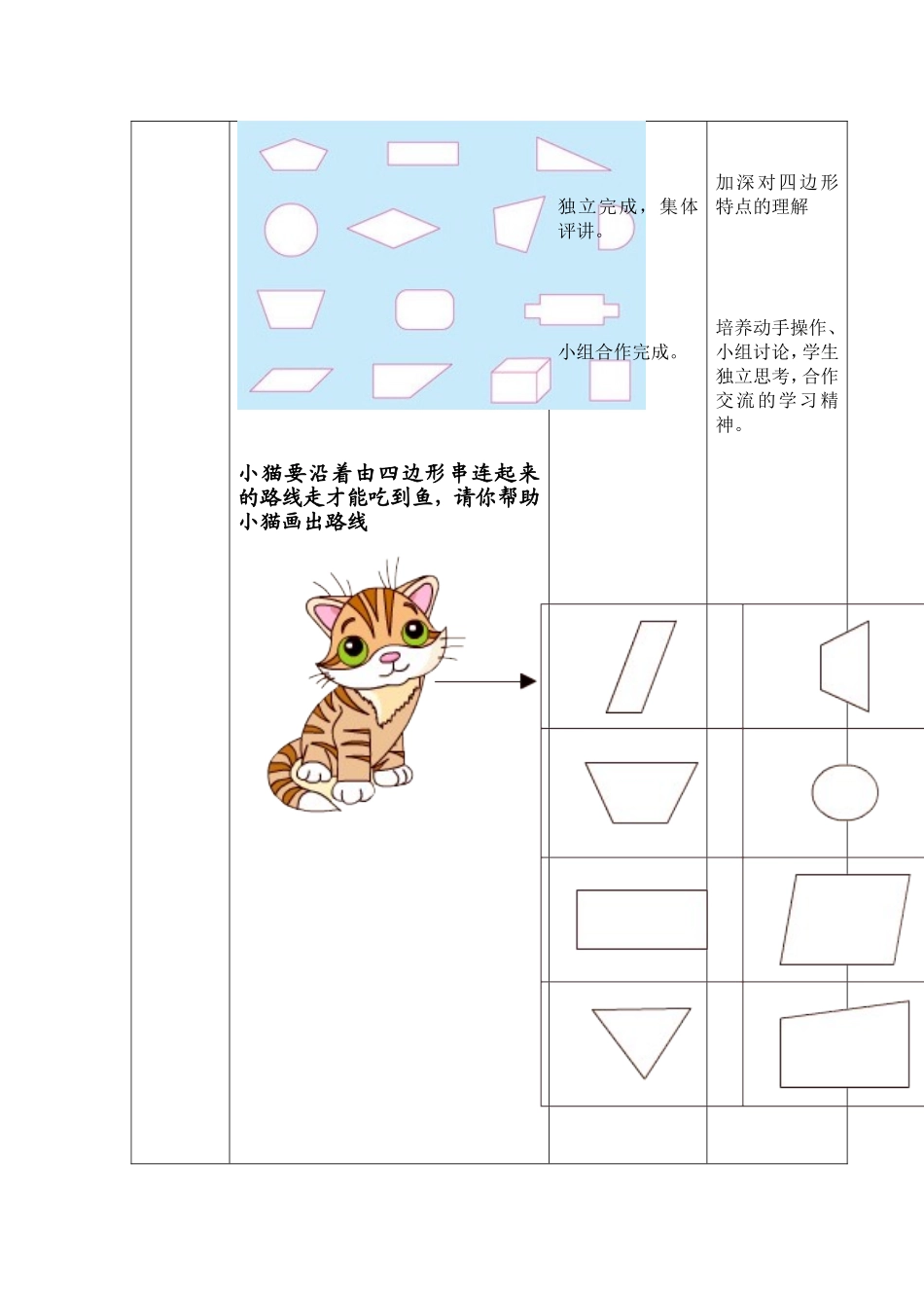 三年级上册d第七单元数学科备课记录表_第3页
